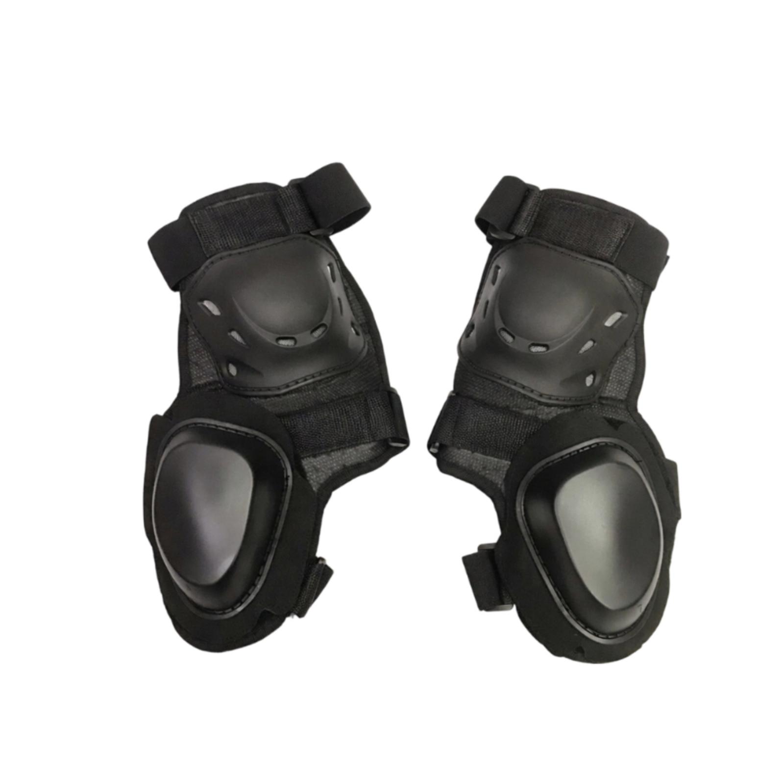 Knee Guard Hard - Motorcycle Knee Pads Adjustable Straps Hard