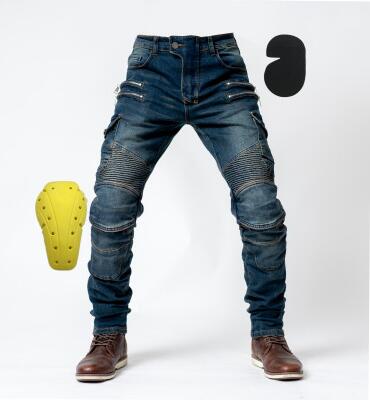 Motorcycle Gear Jeans - Motorcycle riding pants men's jeans anti-fall