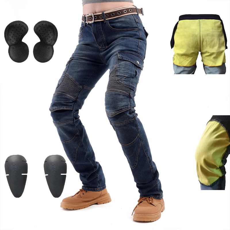 Motorcycle Gear Jeans - Kevlar Motorcycle Jeans Women Motocross Pants