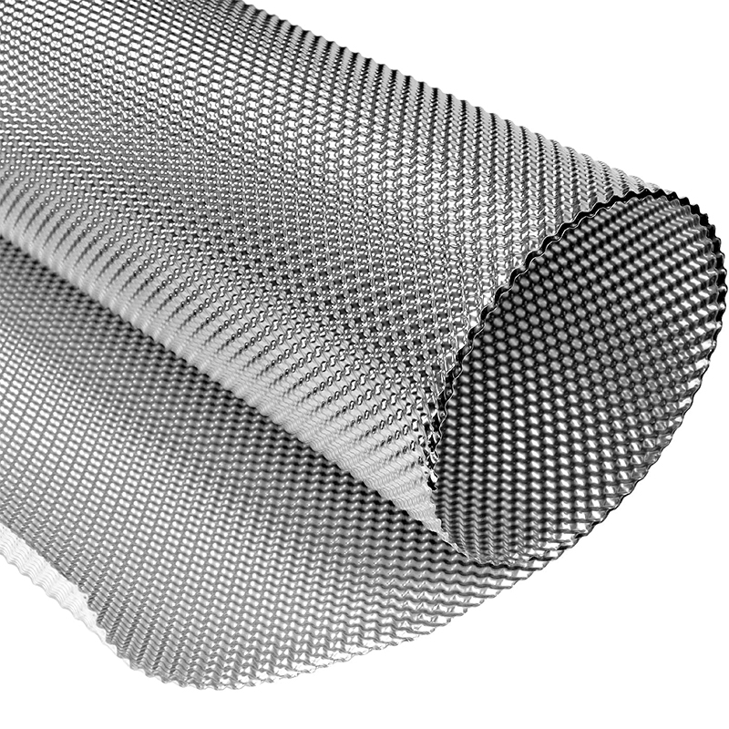 Exhaust Wrap Titanium - Embossed Aluminum Heat Shield Automotive High