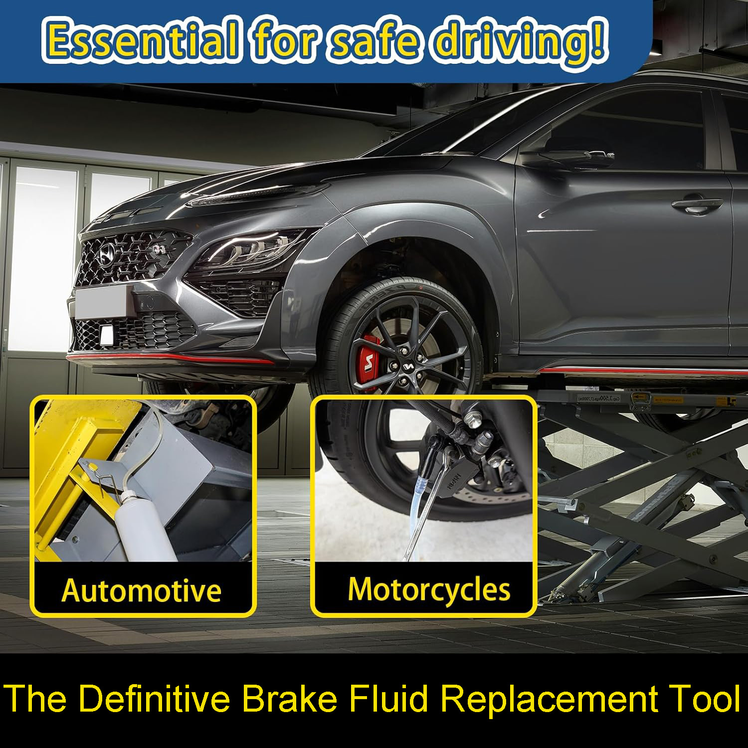 1L Brake Fluid Bleeder Kit wit - Motorcycle Gear Airbag 评论和价格