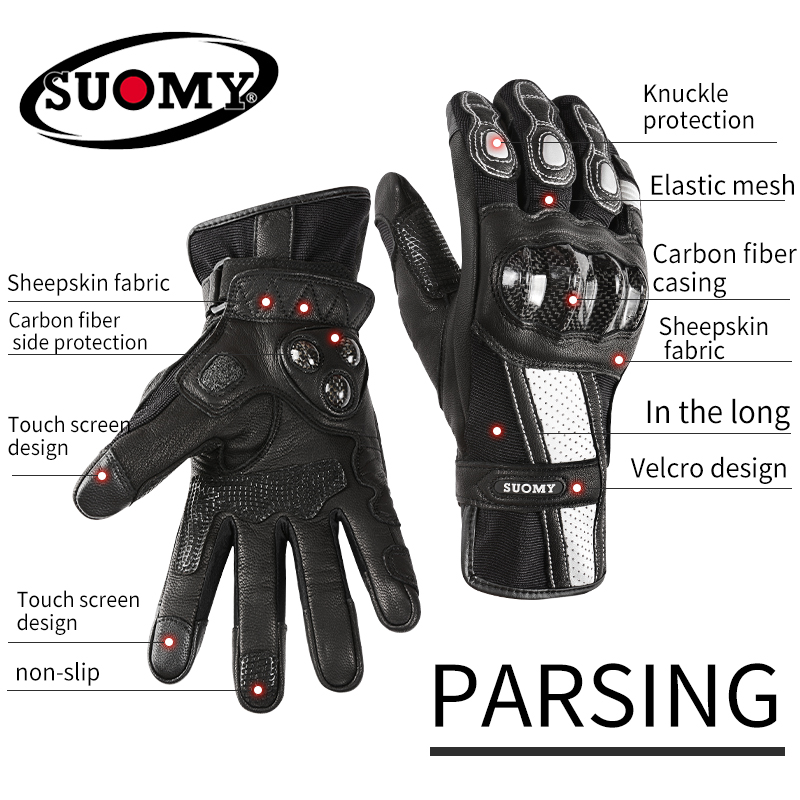 Women Retro Leather Gloves Fou - Xxl Motorcycle Gear 评论和价格
