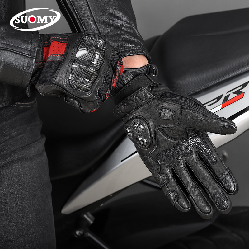 Women Retro Leather Gloves Fou - Xxl Motorcycle Gear 评论和价格