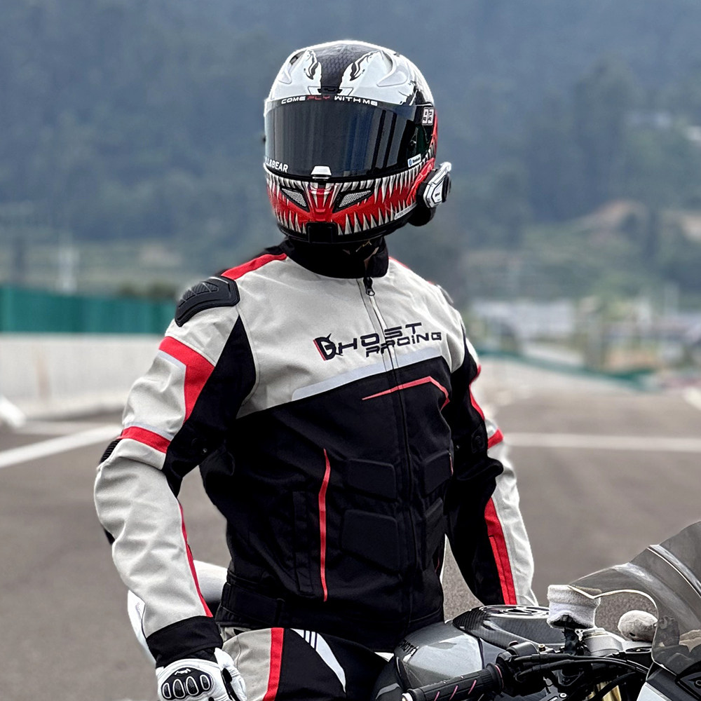 GHOST RACING Men Motorcycle Ja - Motorcycle Gear Jacket And Pants 评论和价格
