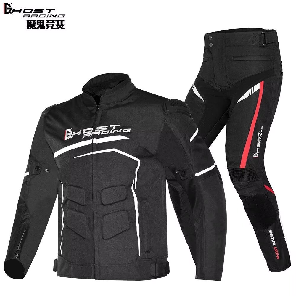 GHOST RACING Men Motorcycle Ja - Motorcycle Gear Jacket And Pants 评论和价格
