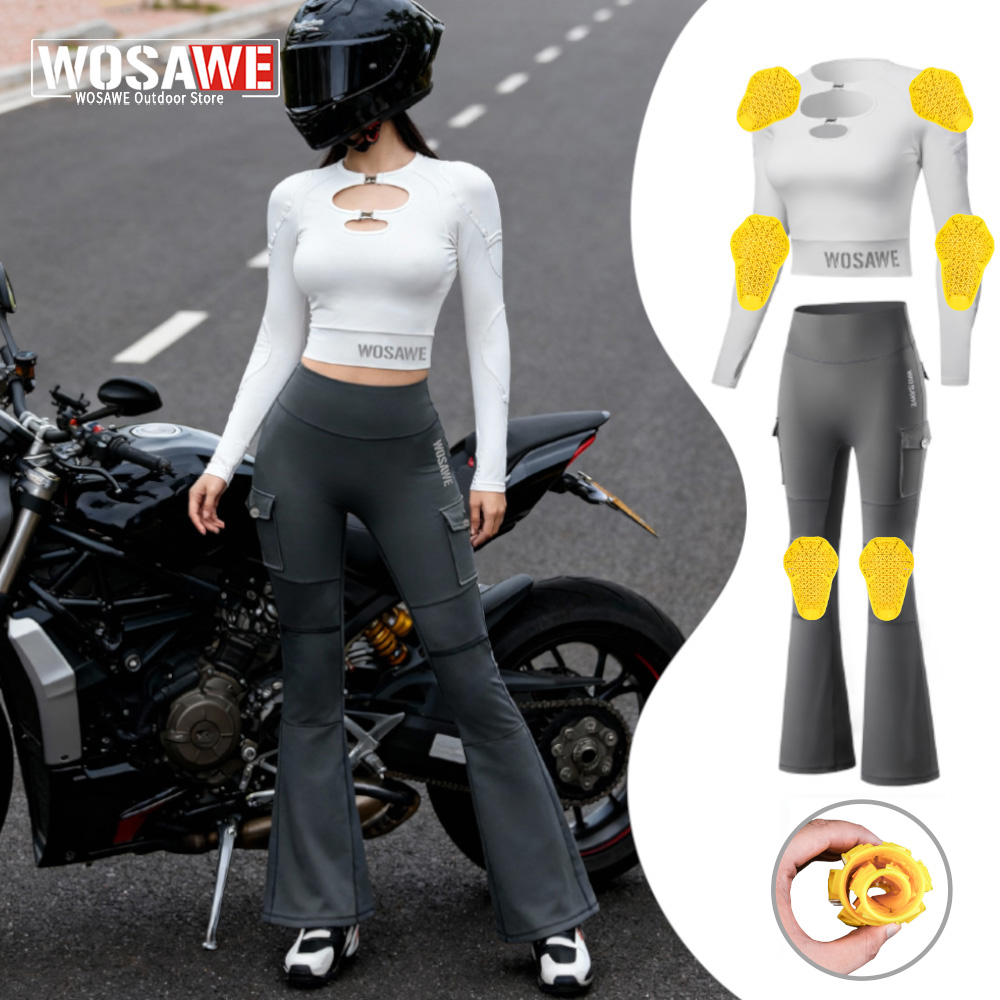 WOSAWE Women Motorcycle Jacket - Motorcycle Gear Jacket And Pants 评论和价格