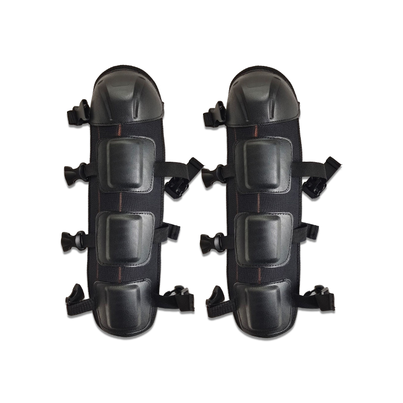 2Pcs Black Leg Protector With  - Knee Guard Hard 评论和价格