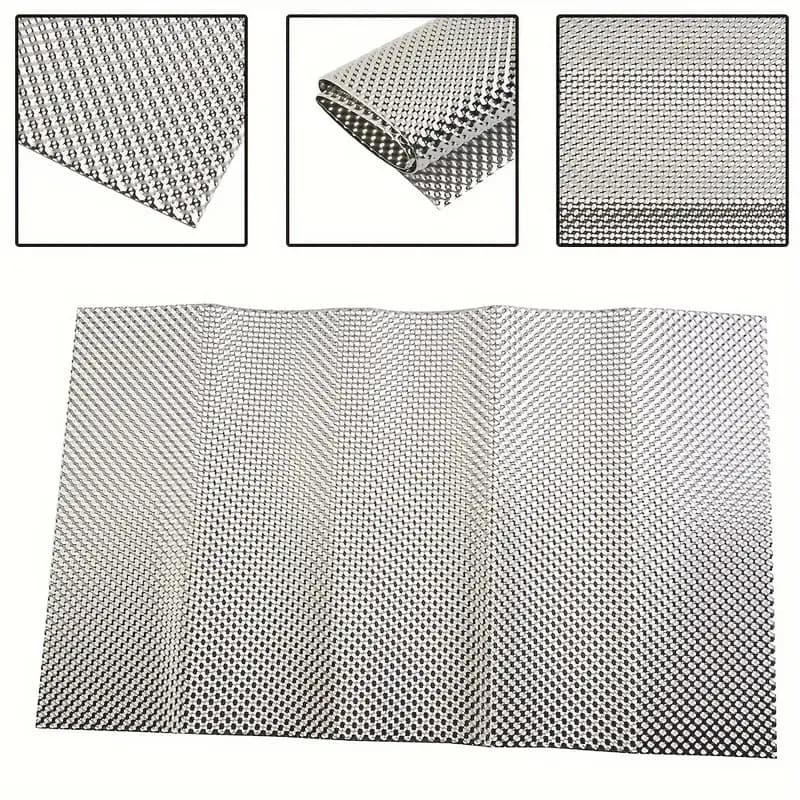 1PC Car Embossed Aluminum Heat - Exhaust Wrap Titanium 评论和价格