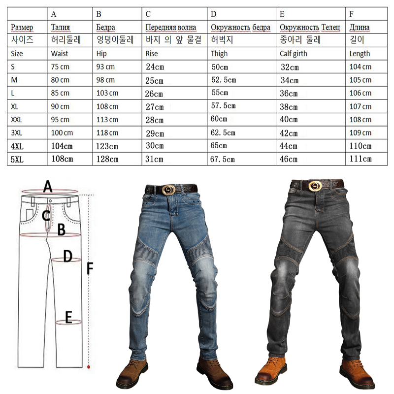 Motorbike Trousers spring and  - Motorcycle Gear Jeans 评论和价格