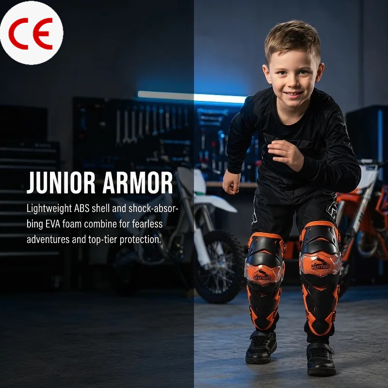 KN01H Kids Youth Motorcycle Of - Knee Guard Hard 评论和价格