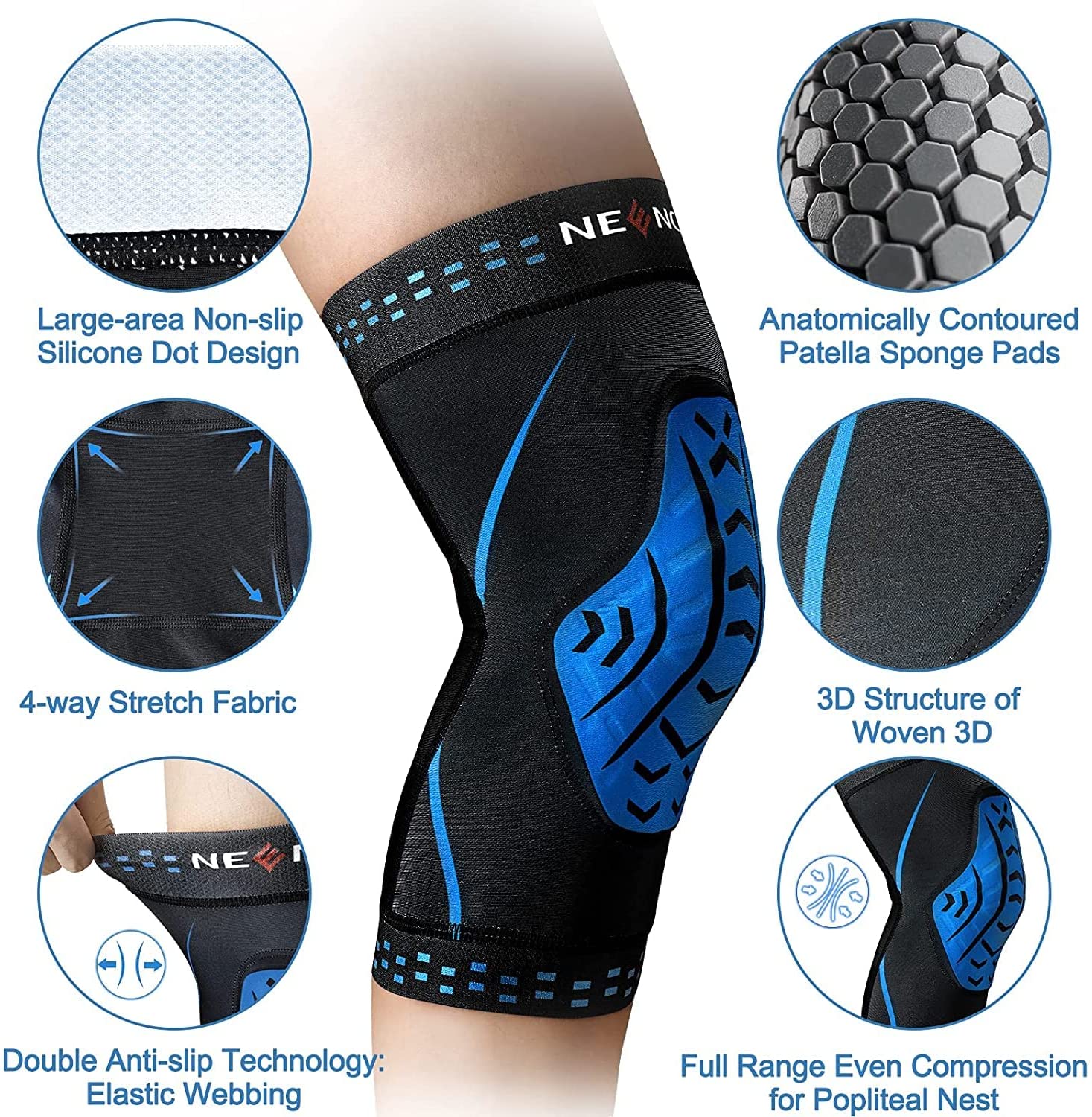 NEENCA Knee Brace Compression  - Knee Guard Hard 评论和价格
