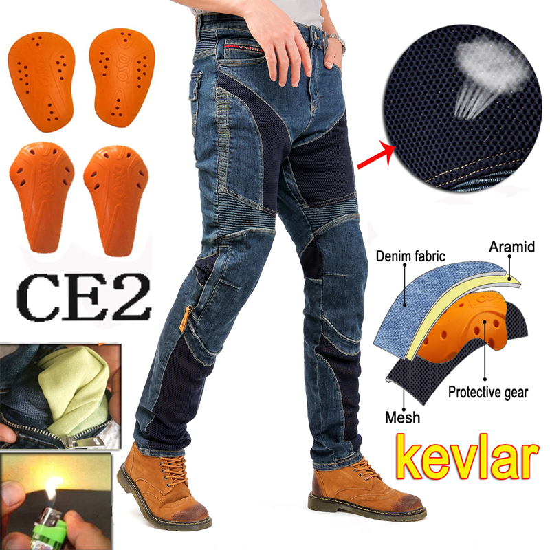 Hithotwin Aramid Motorcycle Je - Motorcycle Gear Jeans 评论和价格