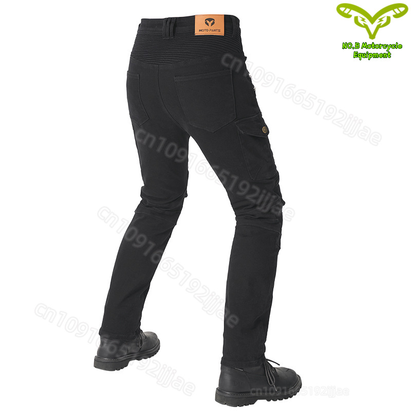 New Double Zipper Metal Style  - Motorcycle Gear Jeans 评论和价格