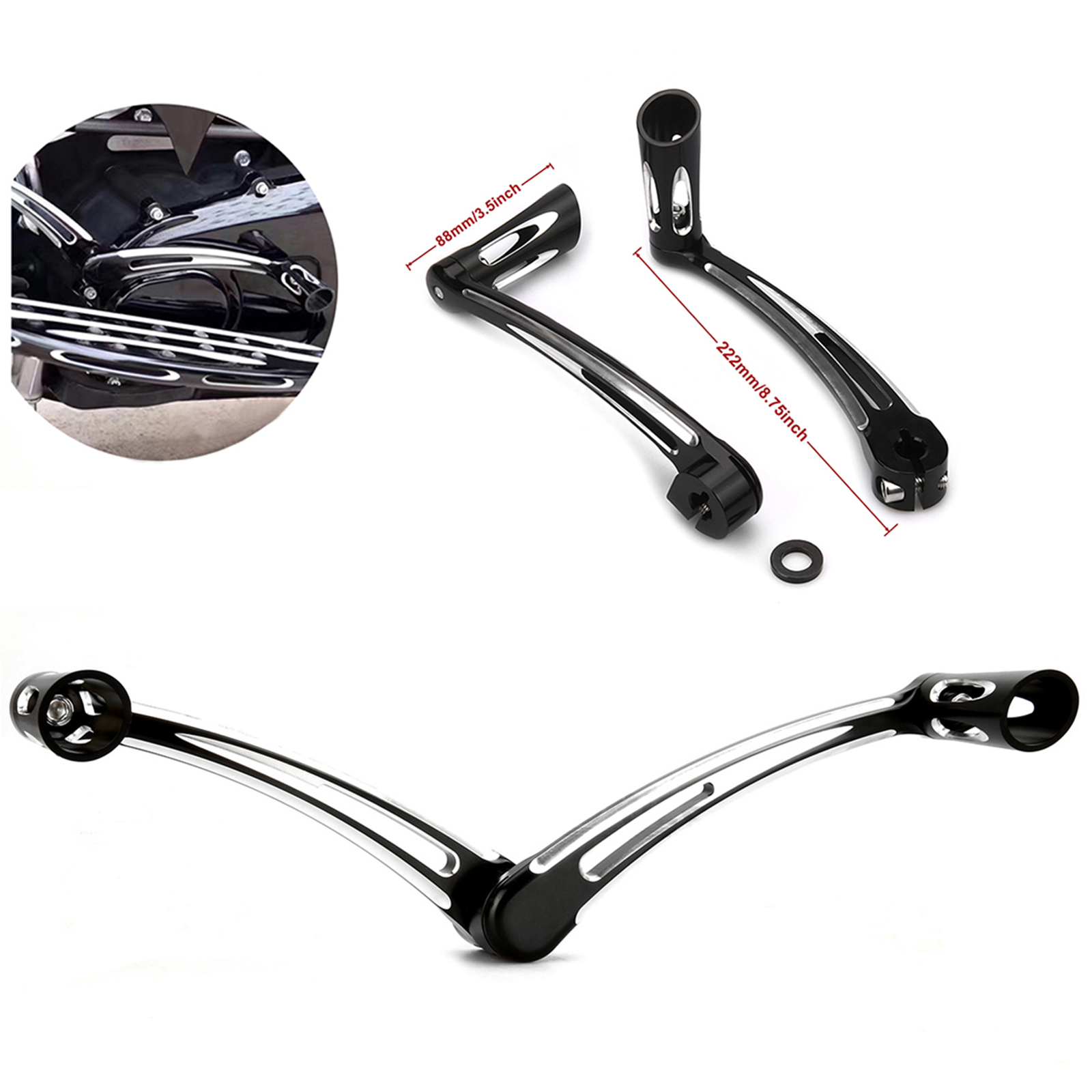 Brake Arm Gear Shift Levers Fo - Motorcycle Gear Linkage Rod 评论和价格