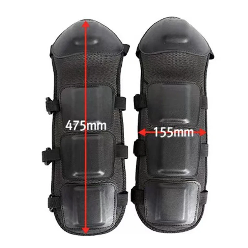 2Pcs Black Leg Protector with  - Knee Guard Hard 评论和价格