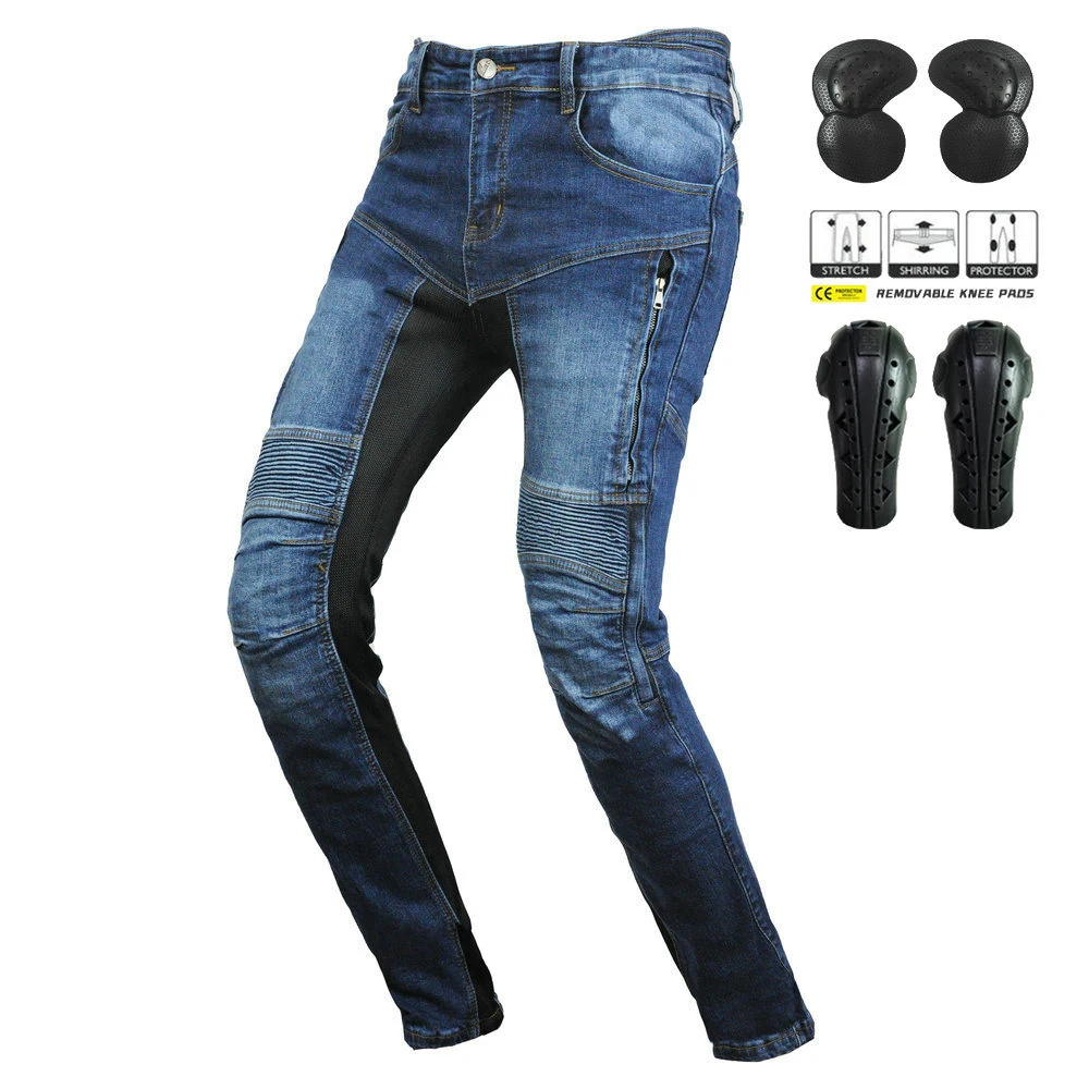 Motorcycle Jeans Breathable Hi - Motorcycle Gear Jeans 评论和价格