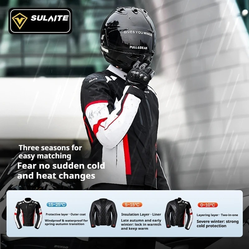 SULAITE Winter Motorcycle Ridi - Motorcycle Gear Jacket And Pants 评论和价格
