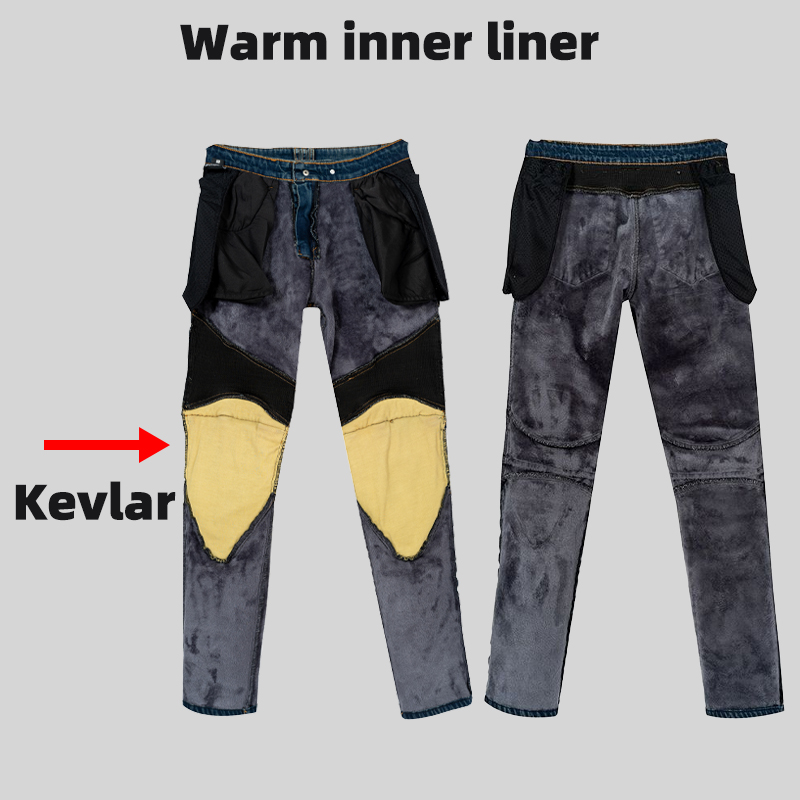 Winter Motorcycle Pants warm   - Motorcycle Gear Jeans 评论和价格