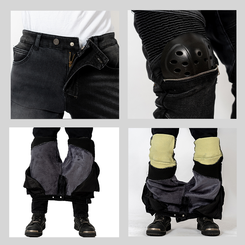 Winter Motorcycle Pants warm   - Motorcycle Gear Jeans 评论和价格