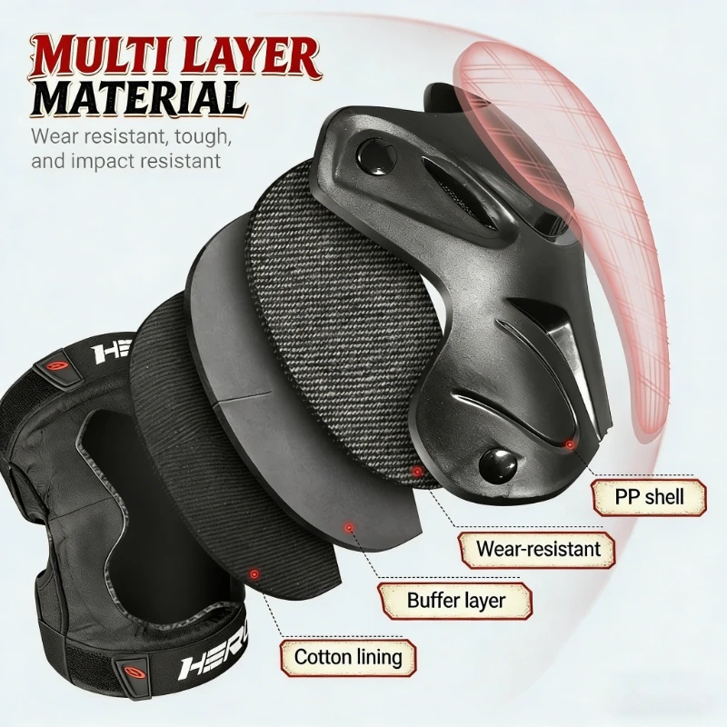 Anti-Fall Wear Resistant Motoc - Knee Guard Hard 评论和价格